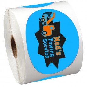 Selbstklebende Etiketten Sticker Aufkleber auf Rolle in...