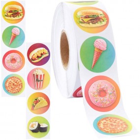 Selbstklebende Etiketten Sticker Aufkleber auf Rolle in...