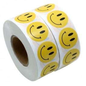Selbstklebende Etiketten Sticker Aufkleber auf Rolle in...