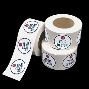 Selbstklebende Etiketten Sticker Aufkleber auf Rolle in...