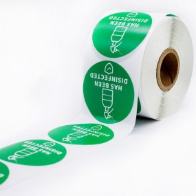 Selbstklebende Etiketten Sticker Aufkleber auf Rolle in...