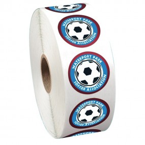 Selbstklebende Etiketten Sticker Aufkleber auf Rolle in...